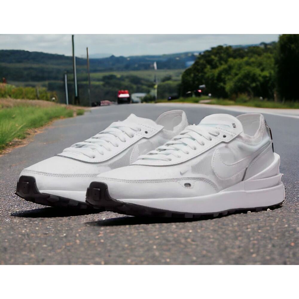 NIKE Waffle One Crispy Summit White Rare DC2533 Womens Size 10 NEW Fast Shipping - Picture 9 of 14